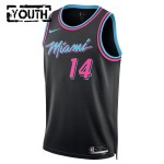 Miami Heat Trikot Tyler Herro Nike 2025-26 City Edition Schwarz Swingman - Kinder